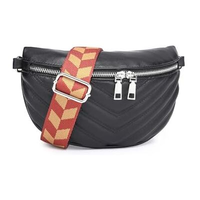Miss Lulu Sac banane femme, Sac à Bandoulière en Cuir PU,Sangle réglable & larges bretelles, Idéal pour Mode Quotidien Sorties Voyage - Publicité Miss Lulu Sac banane femme, Sac à Bandoulière en Cuir PU,Sangle réglable & larges bretelles, Idéal pour Mode Quotidien Sorties Voyage - Publicité
