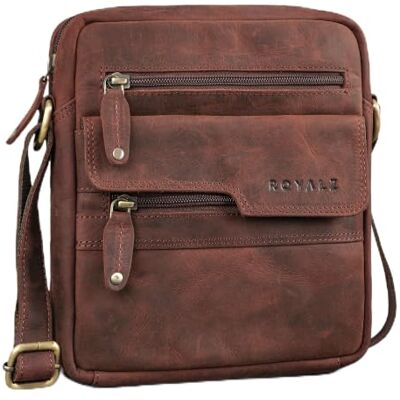 ROYALZ "Oregon Sac Bandoulière Homme Cuir Petit – Sac Homme Cuir Véritable Vintage, Sacoche Homme Compacte, Sac Porté Croisé Homme, Sac Messenger Cuir - Publicité ROYALZ "Oregon Sac Bandoulière Homme Cuir Petit – Sac Homme Cuir Véritable Vintage, Sacoche Homme Compacte, Sac Porté Croisé Homme, Sac Messenger Cuir - Publicité