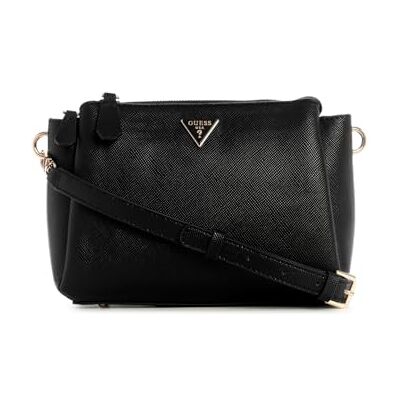 Guess Noelle II Tri Comp Crossbody Bag Black - Publicité Guess Noelle II Tri Comp Crossbody Bag Black - Publicité