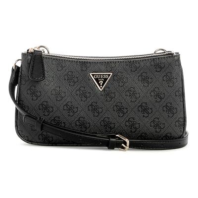 Guess Femmes Sarai 3 Compartment Crossbody Sac à bandoulière, Logo Charbon, Taille Unique - Publicité Guess Femmes Sarai 3 Compartment Crossbody Sac à bandoulière, Logo Charbon, Taille Unique - Publicité