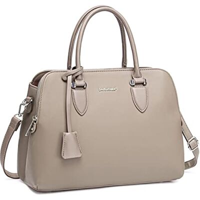 David Jones Sac à Main Femme Bugatti Cabas Fourre-Tout Cuir PU Porté Epaule Bandoulière Multi Poche Plusieurs Compartiments Sac Tote Ville Travail Classique Chic Dame Beige Taupe - Publicité David Jones Sac à Main Femme Bugatti Cabas Fourre-Tout Cuir PU Porté Epaule Bandoulière Multi Poche Plusieurs Compartiments Sac Tote Ville Travail Classique Chic Dame Beige Taupe - Publicité
