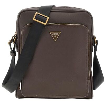 Guess Milano Top Crossbody Dark Brown - Publicité Guess Milano Top Crossbody Dark Brown - Publicité