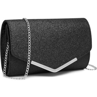 Miss Lulu Pochette Femme en Daim avec Chaîne Mini Sac à Main de Soirée, Clutch Pratique pour Mariage et Saint-Valentin, Idéal pour Fêtes et Cérémonies - Publicité Miss Lulu Pochette Femme en Daim avec Chaîne Mini Sac à Main de Soirée, Clutch Pratique pour Mariage et Saint-Valentin, Idéal pour Fêtes et Cérémonies - Publicité