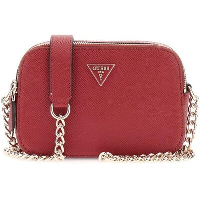 Guess sac à épaule bandoulière Noelle II Crossbody Camera Bag Garnet rouge foncé - Publicité Guess sac à épaule bandoulière Noelle II Crossbody Camera Bag Garnet rouge foncé - Publicité