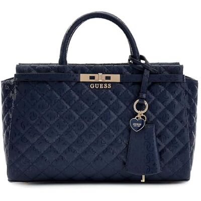 Guess sac à main sac à épaule Idra Girlfriend Satchel Midnight bleu marine - Publicité Guess sac à main sac à épaule Idra Girlfriend Satchel Midnight bleu marine - Publicité