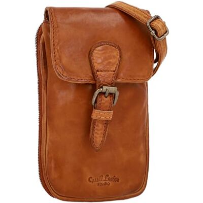 Gusti Leder Gusti Sac à bandoulière Ebbe sac à main sac en cuir cuir Marron vintage - Publicité Gusti Leder Gusti Sac à bandoulière Ebbe sac à main sac en cuir cuir Marron vintage - Publicité