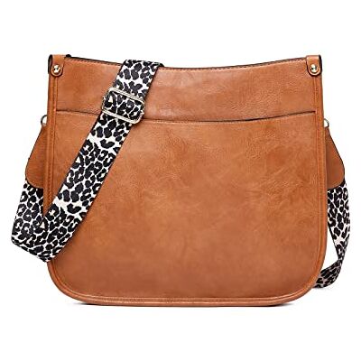 NICOLE & DORIS Sac Bandoulière Femme Sacs à Main Portés épaule en Cuir PU Sac Besace Multi Poches Shopping Bag Sac Crossbody Messenger Grande Sac Cartable en Léopard Marron - Publicité NICOLE & DORIS Sac Bandoulière Femme Sacs à Main Portés épaule en Cuir PU Sac Besace Multi Poches Shopping Bag Sac Crossbody Messenger Grande Sac Cartable en Léopard Marron - Publicité
