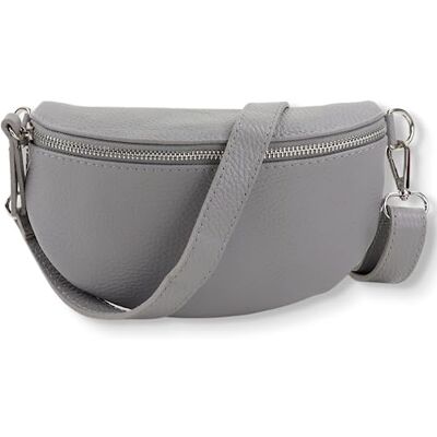 Blade Sac Banane en Cuir véritable, Sac à bandoulière élégant pour Femme, Sac à bandoulière de qualité supérieure avec Fermeture éclair, Sac à Main, Sac Banane, Gris, Taille Unique - Publicité Blade Sac Banane en Cuir véritable, Sac à bandoulière élégant pour Femme, Sac à bandoulière de qualité supérieure avec Fermeture éclair, Sac à Main, Sac Banane, Gris, Taille Unique - Publicité