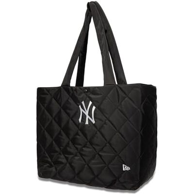 New Era New York Yankees MLB Quilted Tote Bag Noir Sac - Publicité New Era New York Yankees MLB Quilted Tote Bag Noir Sac - Publicité