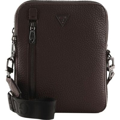 Guess Torino Double Zip XBody with Vertikal Zip Dark Brown - Publicité Guess Torino Double Zip XBody with Vertikal Zip Dark Brown - Publicité