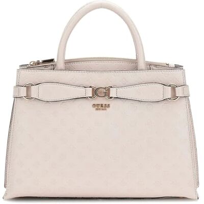 Guess Arlena Girlfriend Satchel Taupe Logo - Publicité Guess Arlena Girlfriend Satchel Taupe Logo - Publicité