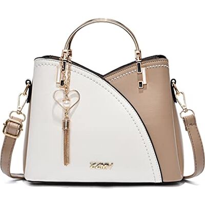 NICOLE & DORIS Petit Sac à Main Femme Bandoulière Porté Épaule Multicolore PU Cuir Mignon Soirée Crossbody Fille Messenger Kaki - Publicité NICOLE & DORIS Petit Sac à Main Femme Bandoulière Porté Épaule Multicolore PU Cuir Mignon Soirée Crossbody Fille Messenger Kaki - Publicité