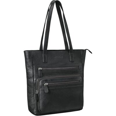 STILORD '' Grand Sac a Main Femme Cuir Sac Bandoulière Cuir Véritable Vintage Sac Cabas Rétro Sac Fourre Tout Multipoches Tote Bag, Couleur:noir - Publicité STILORD '' Grand Sac a Main Femme Cuir Sac Bandoulière Cuir Véritable Vintage Sac Cabas Rétro Sac Fourre Tout Multipoches Tote Bag, Couleur:noir - Publicité