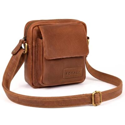 ROYALZ 'Austin' Sac d'épaule Petit pour Hommes en Cuir Véritable Petite Sacoche Homme Bandouliere Cuir Vintage Messager Besace, Couleur:Texas Marron - Publicité ROYALZ 'Austin' Sac d'épaule Petit pour Hommes en Cuir Véritable Petite Sacoche Homme Bandouliere Cuir Vintage Messager Besace, Couleur:Texas Marron - Publicité