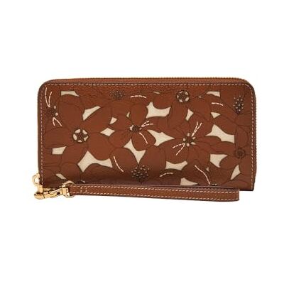 Fossil Logan Leather or Polyurethane Zip Clutch Wallet for Women - Publicité Fossil Logan Leather or Polyurethane Zip Clutch Wallet for Women - Publicité
