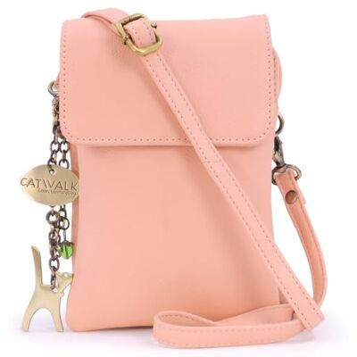 Tigi Collection Handbags Petit Sac Bandoulière Femme en Cuir Pochette Téléphone Portable Sacoche Avec Bandoulière Réglable Rose - Publicité Tigi Collection Handbags Petit Sac Bandoulière Femme en Cuir Pochette Téléphone Portable Sacoche Avec Bandoulière Réglable Rose - Publicité