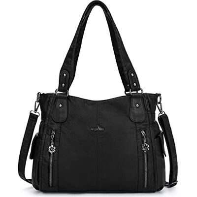 Angel Kiss Tendance Versatile Simple Style européen et américain Femme, noir (noir), X-Large - Publicité Angel Kiss Tendance Versatile Simple Style européen et américain Femme, noir (noir), X-Large - Publicité