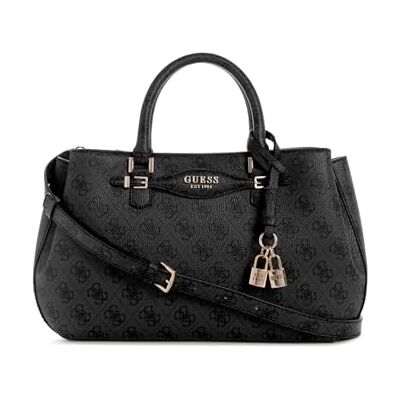 Guess Katya Girlfriend Satchel Coal Logo - Publicité Guess Katya Girlfriend Satchel Coal Logo - Publicité