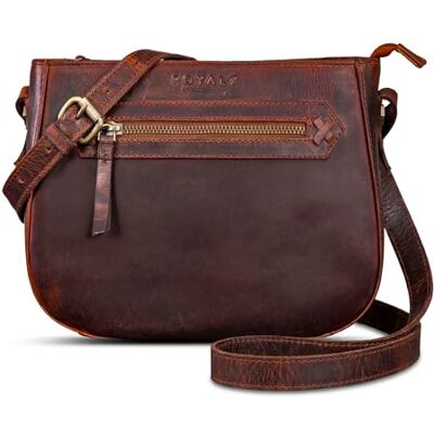 ROYALZ "Cheyenne Sac à main femme cuir petit – Sac bandoulière femme cuir véritable style vintage moderne – Sac épaule élégant pour quotidien et sorties - Publicité ROYALZ "Cheyenne Sac à main femme cuir petit – Sac bandoulière femme cuir véritable style vintage moderne – Sac épaule élégant pour quotidien et sorties - Publicité