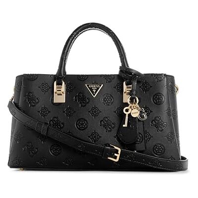 Guess Tisha Girlfriend Satchel, Cartable Femmes, Logo Noir, Taille Unique - Publicité Guess Tisha Girlfriend Satchel, Cartable Femmes, Logo Noir, Taille Unique - Publicité
