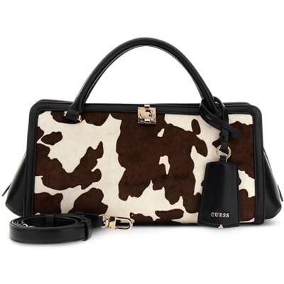 Guess Cuir sac à épaule bandoulière Audrey Girlfriend Satchel Cow multicolore - Publicité Guess Cuir sac à épaule bandoulière Audrey Girlfriend Satchel Cow multicolore - Publicité