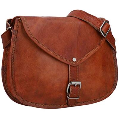 Gusti Leder Gusti Sac à main en cuir Charleen Sac à bandoulière Sac en cuir marron - Publicité Gusti Leder Gusti Sac à main en cuir Charleen Sac à bandoulière Sac en cuir marron - Publicité