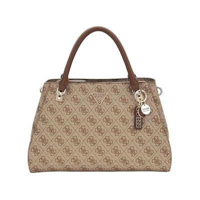 Guess Noelle II Luxury Satchel Latte Logo/Brown - Publicité Guess Noelle II Luxury Satchel Latte Logo/Brown - Publicité