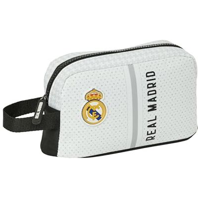 SAFTA Real Madrid 1ère équipe 24/25 Porte-Petit-déjeuner Thermique, qualité et résistance maximale, Porte-Repas, 21,5 x 6,5 x 12 cm, Blanc/Gris, Blanc/Gris, Estándar, Décontracté - Publicité SAFTA Real Madrid 1ère équipe 24/25 Porte-Petit-déjeuner Thermique, qualité et résistance maximale, Porte-Repas, 21,5 x 6,5 x 12 cm, Blanc/Gris, Blanc/Gris, Estándar, Décontracté - Publicité