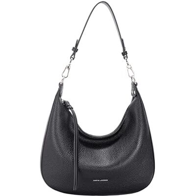 David Jones Sac Porté épaule Femme Ville Similicuir PU Taille Moyenne Bandoulière amovible Pratique Chic Classique Tendance (Black) - Publicité David Jones Sac Porté épaule Femme Ville Similicuir PU Taille Moyenne Bandoulière amovible Pratique Chic Classique Tendance (Black) - Publicité