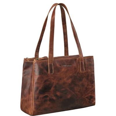 STILORD Sac à Main Cabas Femmes Cuir Sacoche Bandoulière Élégant Tote Bag Grand Sac Besace pour Travail Shopping en Cuir Véritable Couleur:Prestige Marron - Publicité STILORD Sac à Main Cabas Femmes Cuir Sacoche Bandoulière Élégant Tote Bag Grand Sac Besace pour Travail Shopping en Cuir Véritable Couleur:Prestige Marron - Publicité