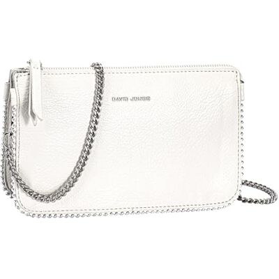 David Jones Petit Sac Bandoulière Femme Perle Bille Sac Soirée Chaînes Simili Cuir PU Pochette Téléphone Sacoche Plate Portefeuille Ville Voyage Mode Tendance Elegant Chic Blanc Cassé - Publicité David Jones Petit Sac Bandoulière Femme Perle Bille Sac Soirée Chaînes Simili Cuir PU Pochette Téléphone Sacoche Plate Portefeuille Ville Voyage Mode Tendance Elegant Chic Blanc Cassé - Publicité