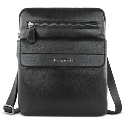 bugatti Nome Sac à bandoulière en cuir, sac crossover pour homme, sac à bandoulière moyen, noir - Publicité bugatti Nome Sac à bandoulière en cuir, sac crossover pour homme, sac à bandoulière moyen, noir - Publicité
