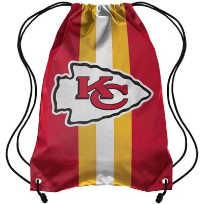 FOCO NFL Turnbeutel Team Stripe Kansas City Chiefs - Sac de sport à cordon - Publicité FOCO NFL Turnbeutel Team Stripe Kansas City Chiefs - Sac de sport à cordon - Publicité