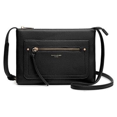 David Jones Sac Bandoulière Femme Sacoche Plate Petit Sac à Main Porté Epaule Simili Cuir PU Besace Pochette Ville Classique Elégant Sac 2 Poches Soirée Téléphone Shopping Voyage Noir - Publicité David Jones Sac Bandoulière Femme Sacoche Plate Petit Sac à Main Porté Epaule Simili Cuir PU Besace Pochette Ville Classique Elégant Sac 2 Poches Soirée Téléphone Shopping Voyage Noir - Publicité