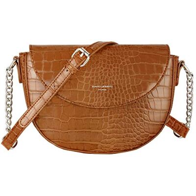 David Jones Petit Sac Bandoulière Crocodile Femme Sac à Main Cuir PU Matelassé Croco Porté Epaule Besace Sacoche Chaînes Pochette Soirée Demi Lune Crossbody Elégant Mode Tendance Marron Camel - Publicité David Jones Petit Sac Bandoulière Crocodile Femme Sac à Main Cuir PU Matelassé Croco Porté Epaule Besace Sacoche Chaînes Pochette Soirée Demi Lune Crossbody Elégant Mode Tendance Marron Camel - Publicité