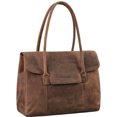 STILORD Sac Cabas Cuir Femme Grand Sac à Main Vintage Sac Shopper Sac à l'Épaule Besace à Bandoulière Sac Tote Bag Bowling Handbag en Cuir Véritable Couleur:Avani Marron - Publicité STILORD Sac Cabas Cuir Femme Grand Sac à Main Vintage Sac Shopper Sac à l'Épaule Besace à Bandoulière Sac Tote Bag Bowling Handbag en Cuir Véritable Couleur:Avani Marron - Publicité