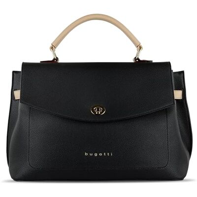 bugatti Ella Sac à main en bandoulière pour femmes Noir - Publicité bugatti Ella Sac à main en bandoulière pour femmes Noir - Publicité
