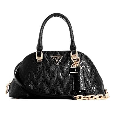 Guess Femme Adelard Dome Satchel Cartable, Noir, Taille Unique - Publicité Guess Femme Adelard Dome Satchel Cartable, Noir, Taille Unique - Publicité