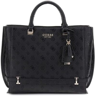 Guess Zarela Girlfriend Tote Black Logo - Publicité Guess Zarela Girlfriend Tote Black Logo - Publicité