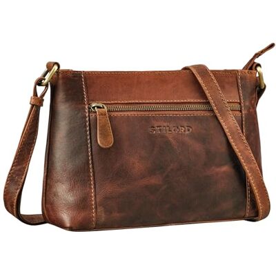 STILORD '' Petit Sac a Main Femme Cuir Sac Bandoulière Femmes Sacoche Petite Pochette Vintage Sac Besace, Couleur:prestige marron - Publicité STILORD '' Petit Sac a Main Femme Cuir Sac Bandoulière Femmes Sacoche Petite Pochette Vintage Sac Besace, Couleur:prestige marron - Publicité