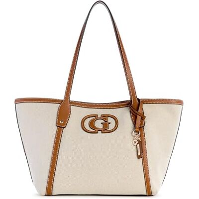Guess Sebina Sac fourre-tout Naturel/Caramel, Naturel/caramel, Taille unique - Publicité Guess Sebina Sac fourre-tout Naturel/Caramel, Naturel/caramel, Taille unique - Publicité