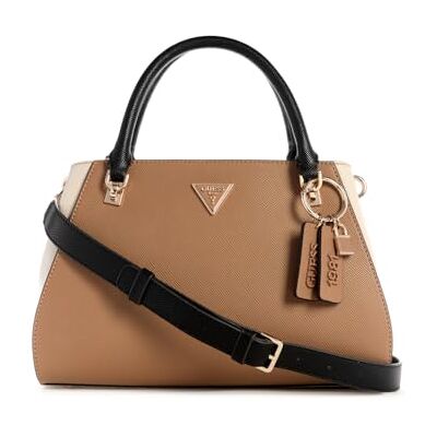 Guess sac à main sac à épaule bandoulière Noelle II Luxury Satchel Tan Multi taupe - Publicité Guess sac à main sac à épaule bandoulière Noelle II Luxury Satchel Tan Multi taupe - Publicité