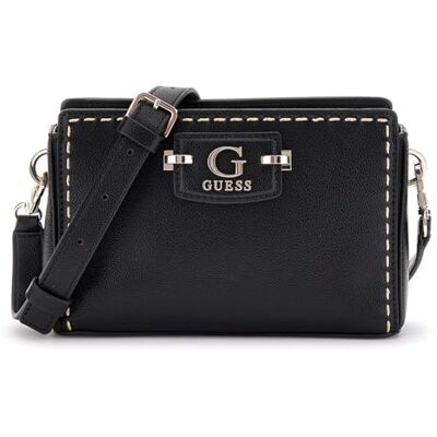 Guess Nastra Mini Crossbody Top Zip XS Black - Publicité Guess Nastra Mini Crossbody Top Zip XS Black - Publicité