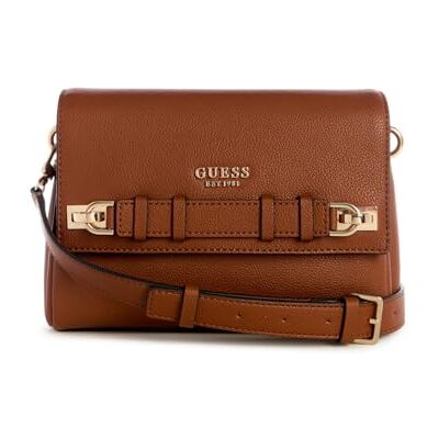 Guess Femme Gregoria Flap Crossbody Bandoulière, Cognac, Taille Unique - Publicité Guess Femme Gregoria Flap Crossbody Bandoulière, Cognac, Taille Unique - Publicité