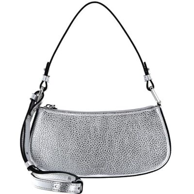 Coccinelle Cuir sac à épaule bandoulière Merveille Mini Bag Silver argenté - Publicité Coccinelle Cuir sac à épaule bandoulière Merveille Mini Bag Silver argenté - Publicité