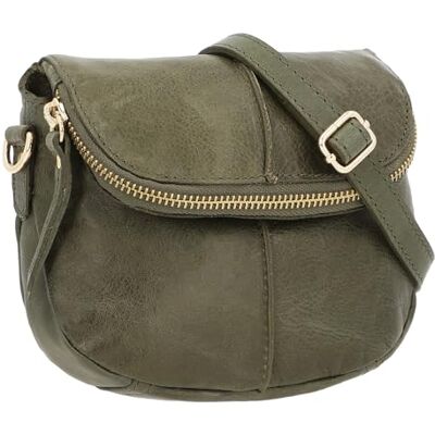 Gusti Leder Gusti sacoche femme bandoulière Janny Tannage végétal Sac à main Sac bandoulière Sac à bandoulière pour dames en cuir vert mousse. Publicité Gusti Leder Gusti sacoche femme bandoulière Janny Tannage végétal Sac à main Sac bandoulière Sac à bandoulière pour dames en cuir vert mousse. Publicité