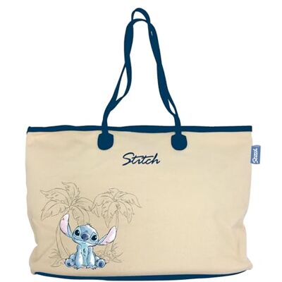 ARDITEX Sac shopper en toile 36 x 27 x 16 cm avec poignées en PU et poche intérieure Design Stitch grandes oreilles Parfait pour un usage quotidien ou les sorties de week-end, beige - Publicité ARDITEX Sac shopper en toile 36 x 27 x 16 cm avec poignées en PU et poche intérieure Design Stitch grandes oreilles Parfait pour un usage quotidien ou les sorties de week-end, beige - Publicité