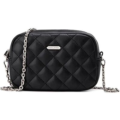 David Jones Petit Sac Bandoulière Matelassé Femme Mini Sac à Main Chaînes Porté Epaule Simili Cuir PU Besace Sacoche Pochette Sac Soirée Elégant Téléphone Shopping Voyage Noir - Publicité David Jones Petit Sac Bandoulière Matelassé Femme Mini Sac à Main Chaînes Porté Epaule Simili Cuir PU Besace Sacoche Pochette Sac Soirée Elégant Téléphone Shopping Voyage Noir - Publicité