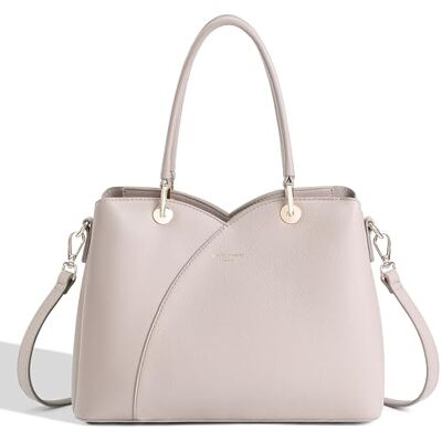 David Jones Sac à Main Femme Cabas Fourre-Tout Cuir PU Porté Epaule Bandoulière 3 Compartiments Plusieurs Poches Tote Ville Travail Elégant Classique Chic Mode Taille Moyen Beige - Publicité David Jones Sac à Main Femme Cabas Fourre-Tout Cuir PU Porté Epaule Bandoulière 3 Compartiments Plusieurs Poches Tote Ville Travail Elégant Classique Chic Mode Taille Moyen Beige - Publicité