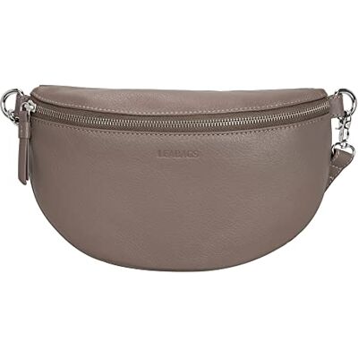 LEABAGS sacoche ventrale en cuir véritable Sac banane avec fermeture éclair Sac bandoulière pour femmes Sacoche ventrale - Publicité LEABAGS sacoche ventrale en cuir véritable Sac banane avec fermeture éclair Sac bandoulière pour femmes Sacoche ventrale - Publicité